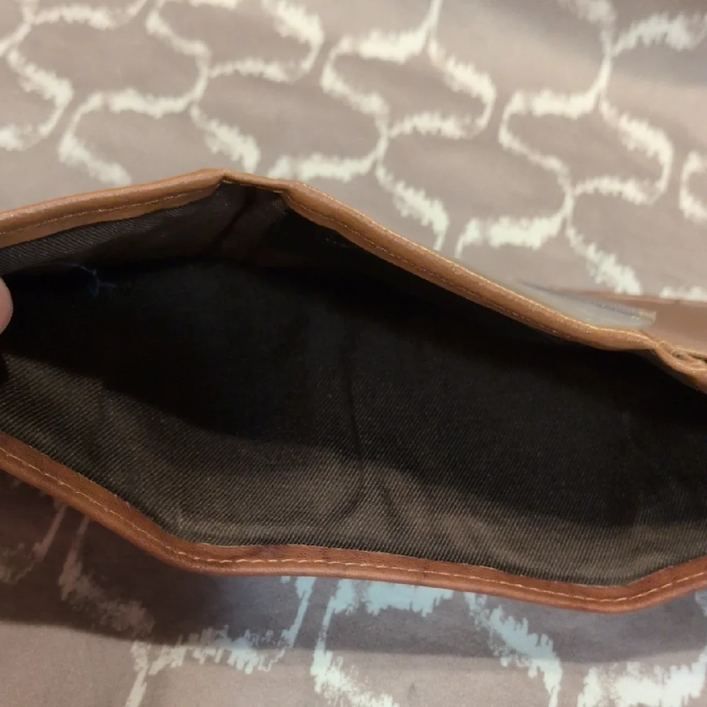 Steelers Embossed Brown Trifold Wallet